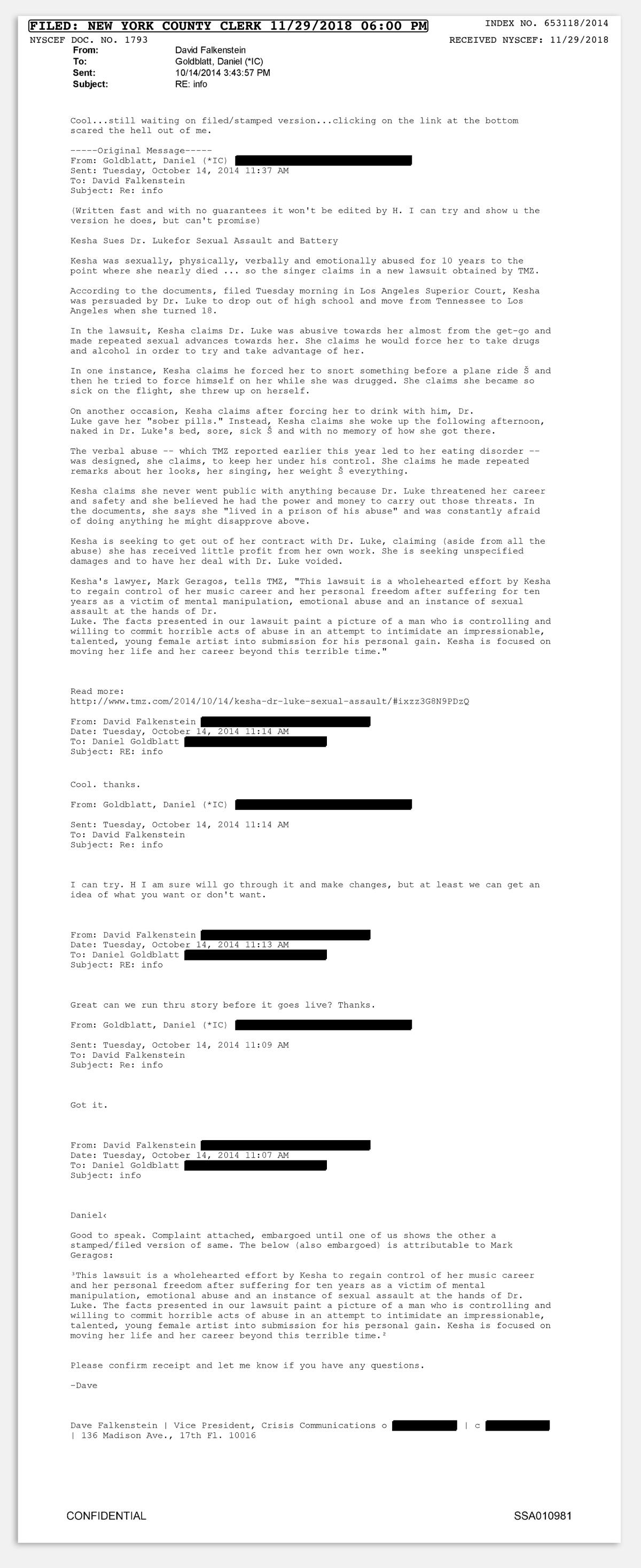 Email from TMZ