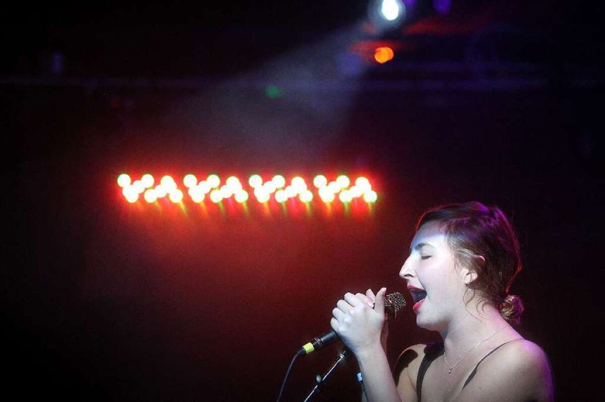 Warpaint lead singer Emily Kokal at the Troubadour in 2010.