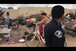 Homeless evicted from encampment along Santa Ana River trail