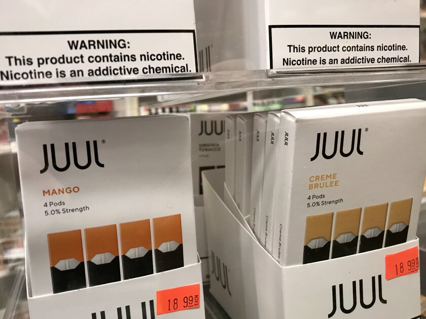 Juul Quits Selling Fruit Flavored Vapes But Mint And Menthol