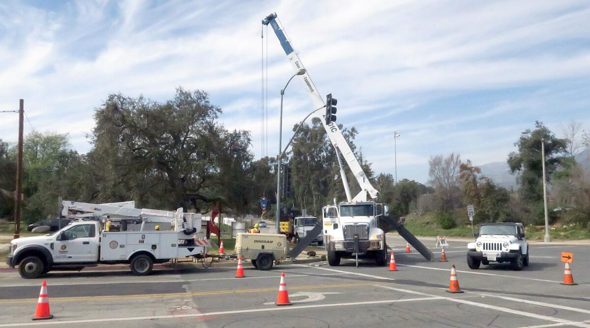 County civil engineer Brittany Barker said a new protected left-hand turn signal for northbound traffic on Oak Grove at Berkshire Place will be operational by mid-March.