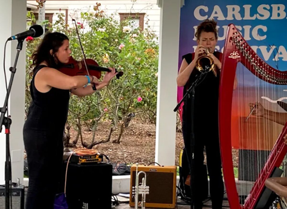 Steph Richards Power Vibe performs at the Carlsbad Music Festival.
