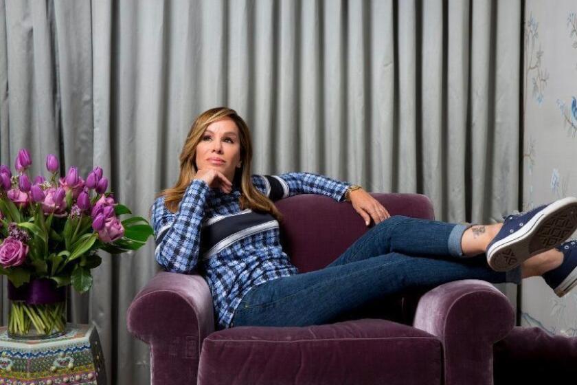 PACIFIC PALISADES, CA.-- APRIL 17, 2014--Actress, comedian and writer, Melissa Rivers, is photographed in her L.A.-area home, in advance of her new book about her late mother, Joan Rivers, titled, "The Book of Joan, April 17, 2014. (Jay L. Clendenin / Los Angeles Times)
