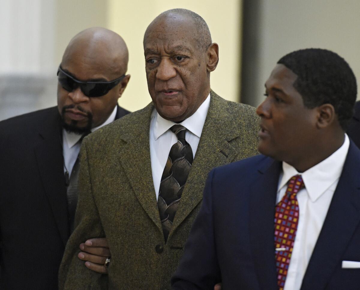 Bill Cosby arrives at court. The entertainer's attorneys are trying to derail a criminal case against him.