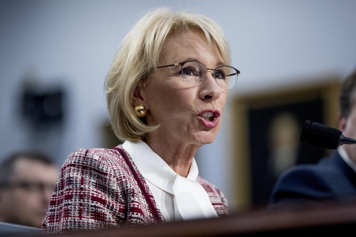 Education Secretary Betsy DeVos's proposed regulations could chill students’ willingness to report sexual misconduct to school officials, which would completely undermine the purpose of federal law.