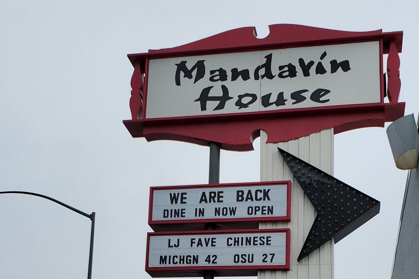 La Jolla’s Mandarin House restaurant at 6765 La Jolla Blvd. has reopened after closing for nearly two years.