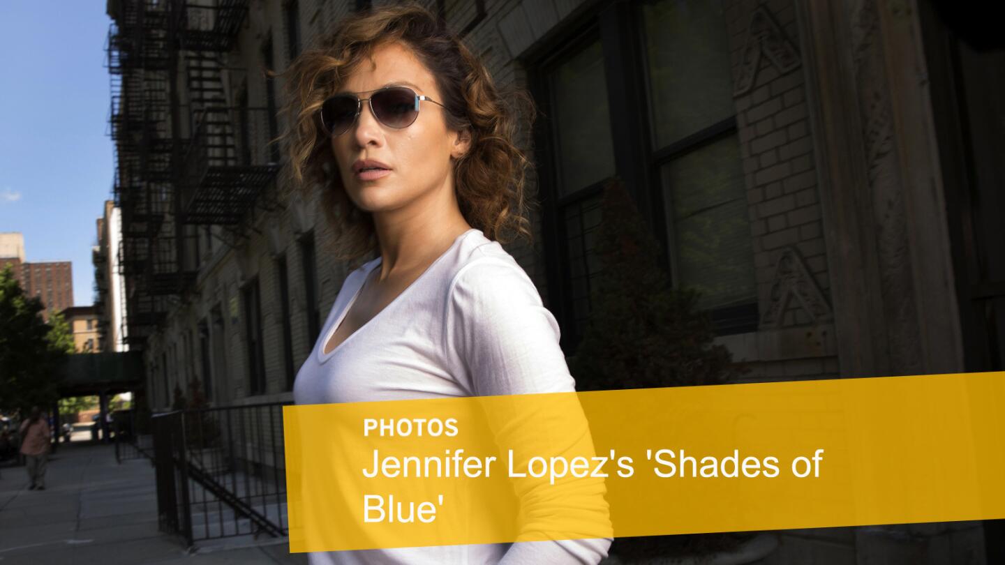 Jennifer Lopez stars as a detective in the new NBC show "Shades of Blue."