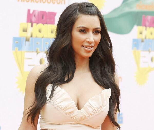 Kim Kardashian poses