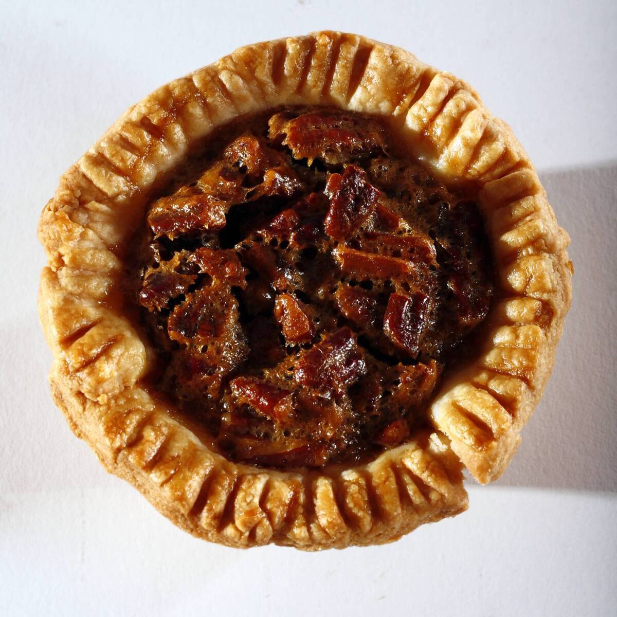 A pecan mini-pie.