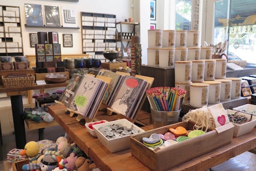 Retreat gift shop in South Pasadena.