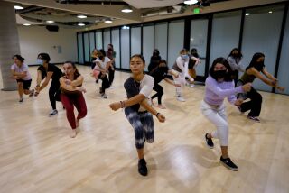Lemon Grove, CA - April 6: At TranscenDANCE Dance Studio on Wednesday, April 06, 2022 in Lemon Grove, CA., dancers run through rehearsal with dance choreographer, Cybele Péna. (Nelvin C. Cepeda / The San Diego Union-Tribune)