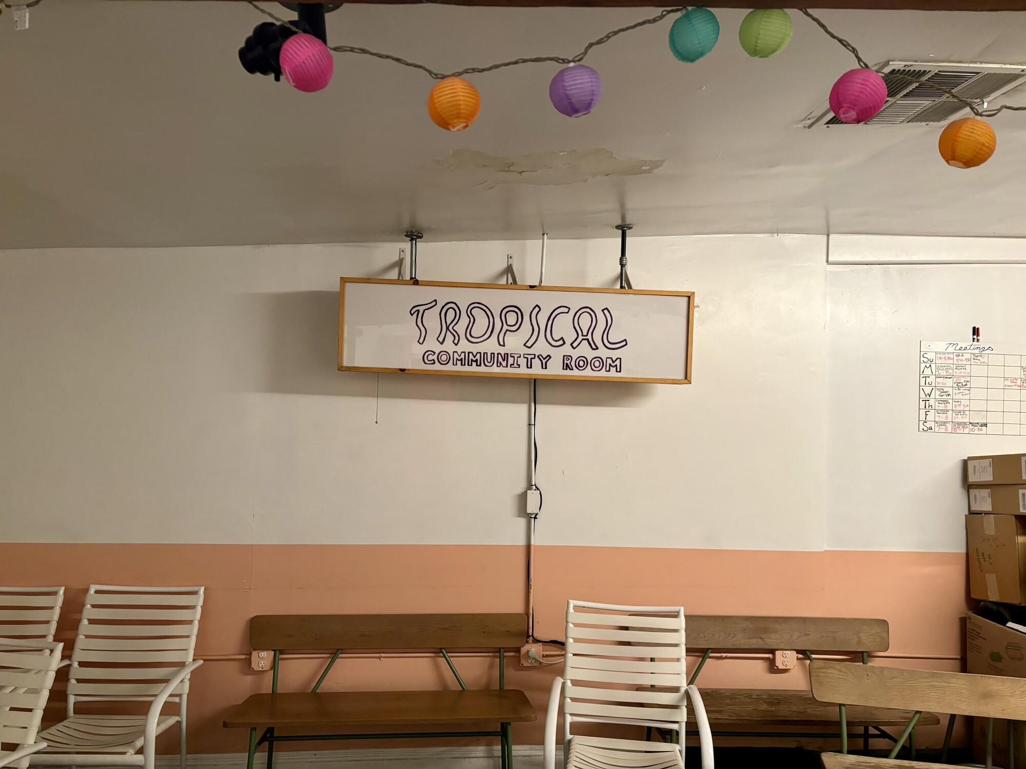 For the last few years at Café Tropical, meetings were held here throughout the week for members of the recovery community.
