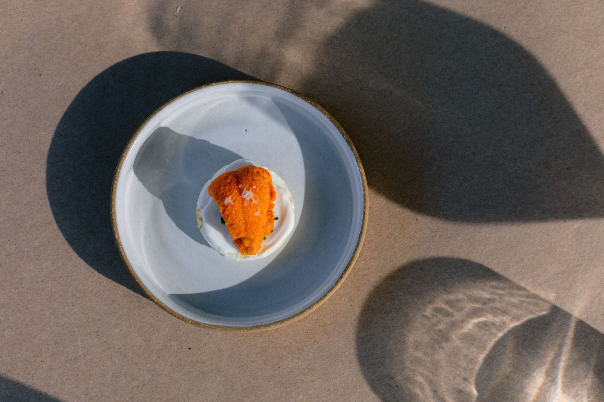 The Santa Barbara Sea Urchin, a specialty dish at Bell's.