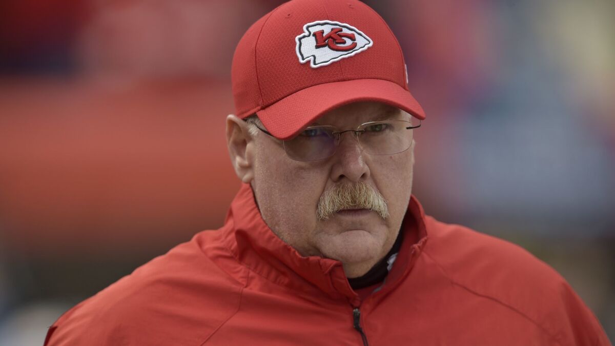 Andy Reid draws from California roots, and now brings his masterpiece of a  Chiefs offense to face the Rams in . - Los Angeles Times