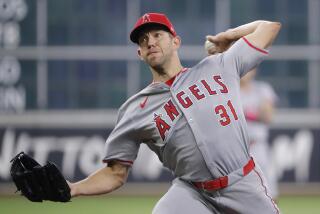 Los Angeles Angels starting pitcher Tyler Anderson throws during the first inning of a baseball game against the Houston Astros, Wednesday, May 22, 2024, in Houston. (AP Photo/Michael Wyke)