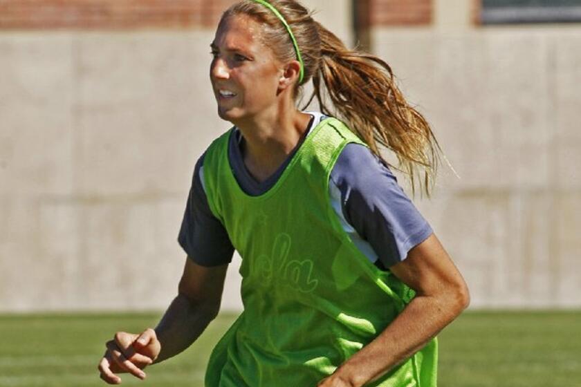 Former UCLA midfielder Sarah Killion was selected with the No. 2 overall pick on Friday in the National Women's Soccer League draft by Sky Blue FC.