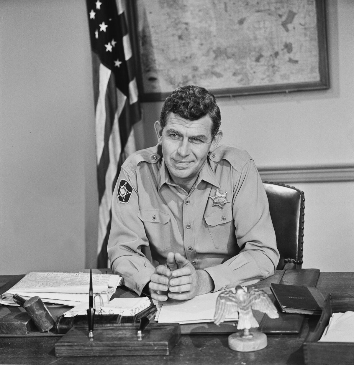 Andy Griffith in "The Andy Griffith Show."