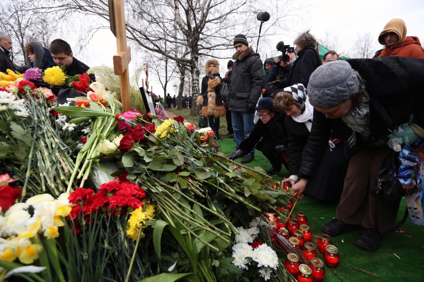 Boris Nemtsov funeral in Moscow