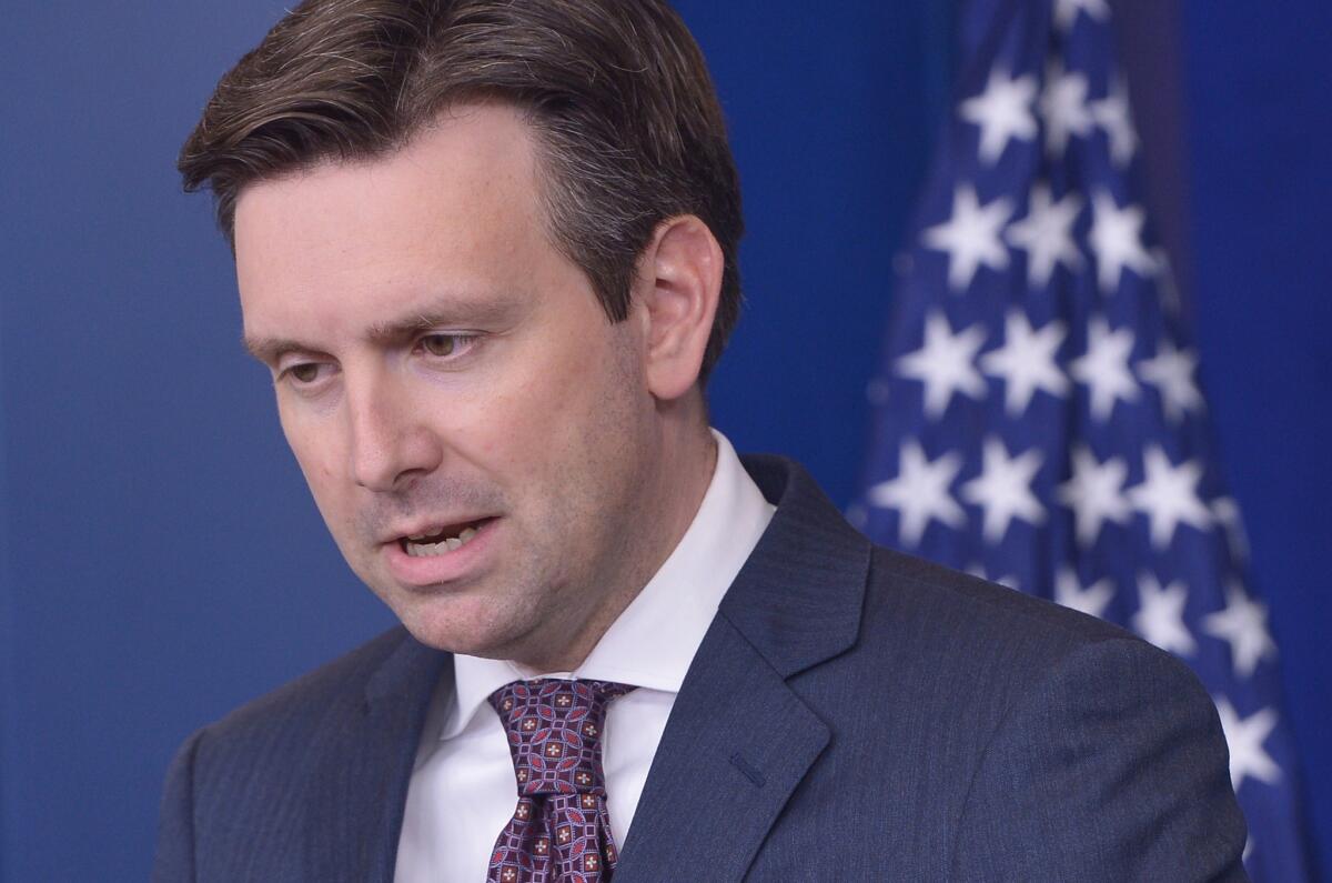 White House Press Secretary Josh Earnest answers questions on the cyberattack on personal data of government employees.