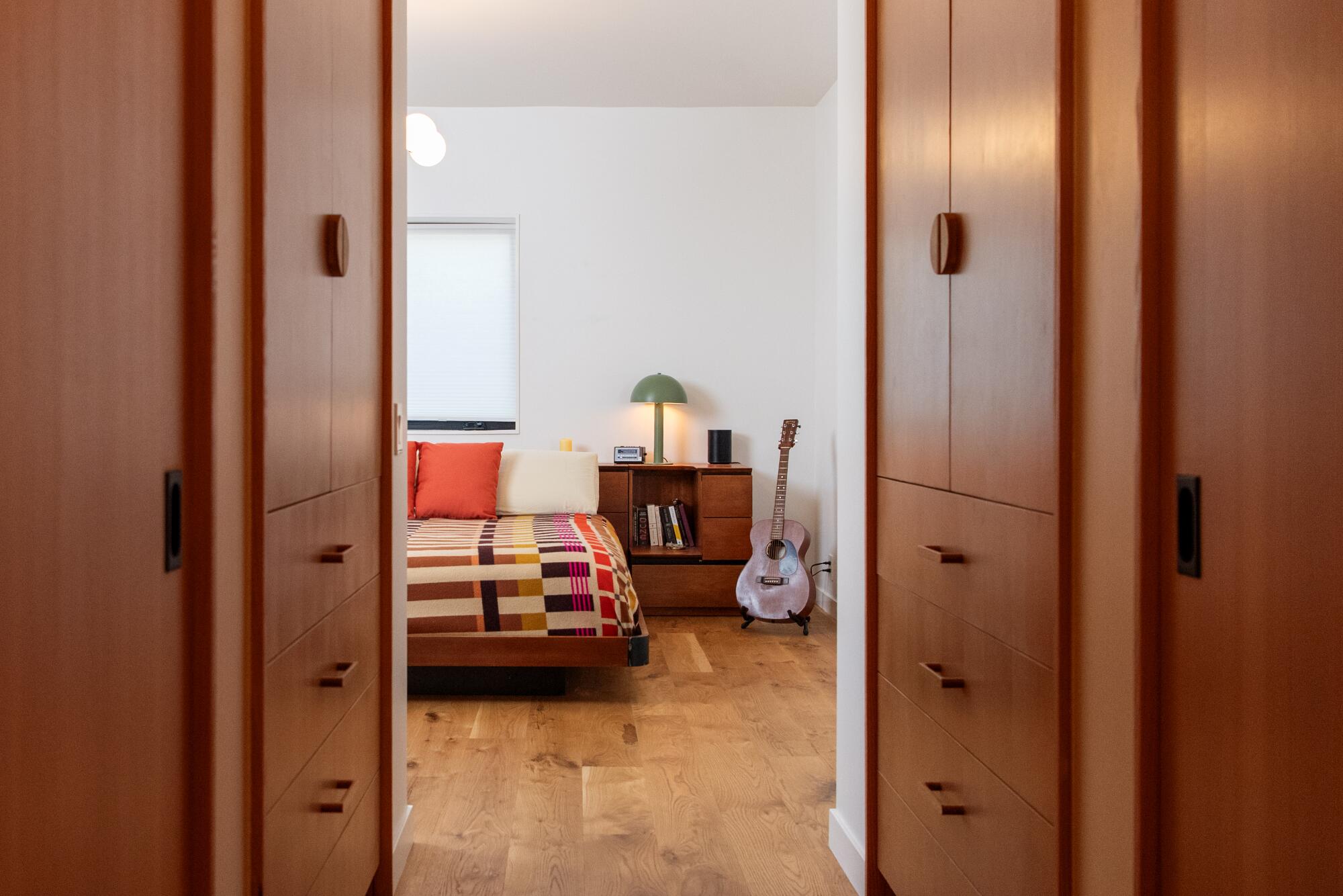 The primary bedroom on the ground floor.