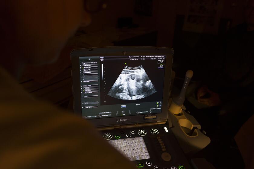 Reproductive biology service, Nice, France, ART, assisted reproductive technology, Embryo transfer under ultrasound control. (Photo by: BSIP/Universal Images Group via Getty Images)