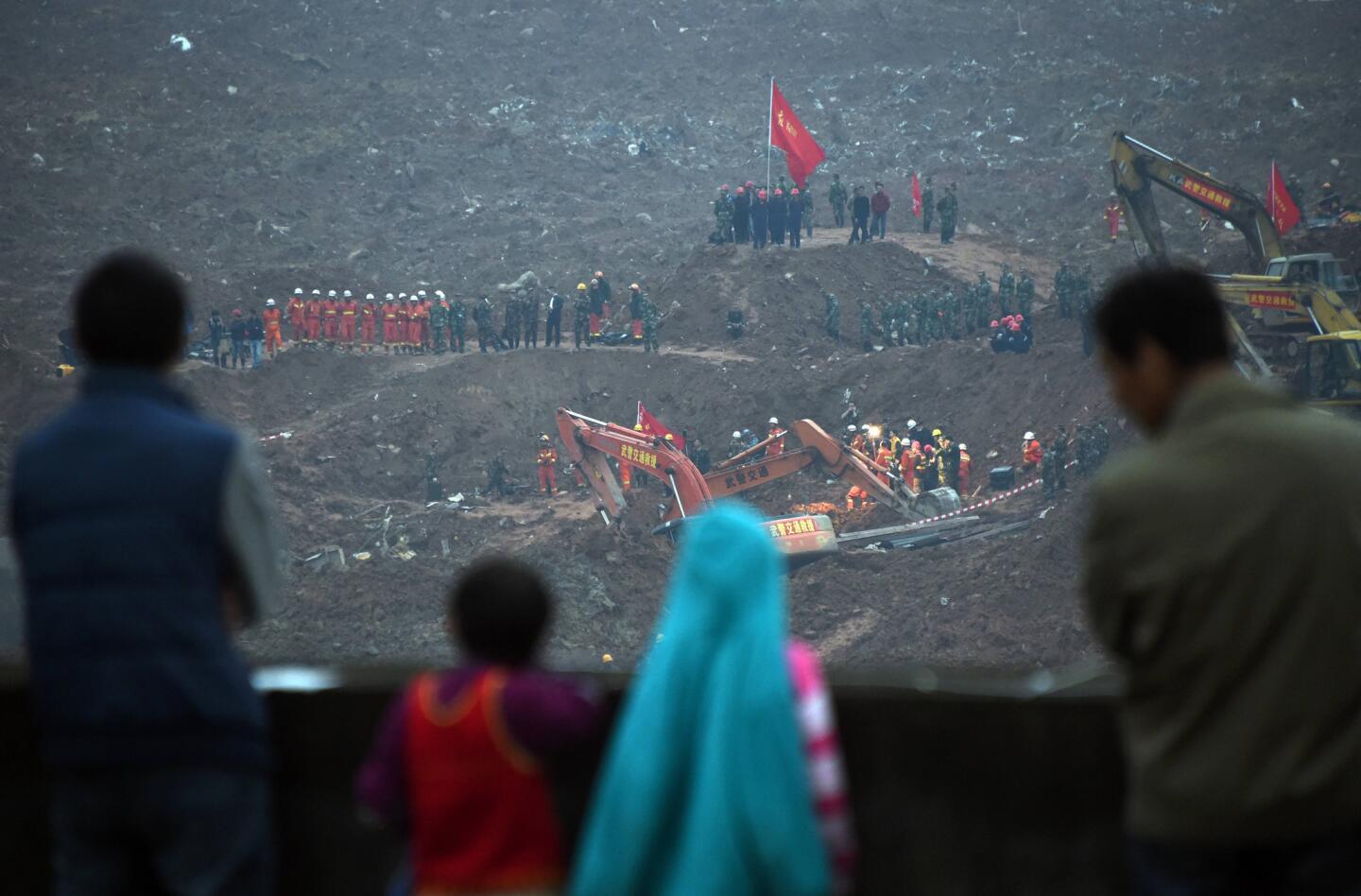 China landslide