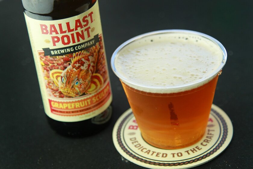 Ballast Point's Sculpin beer