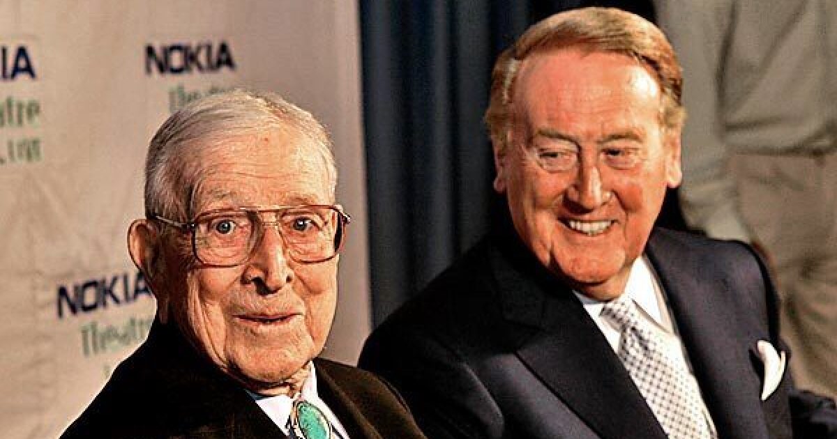 Commentary: What are Vin Scully and John Wooden discussing in heaven? UCLA’s move to the Big Ten?