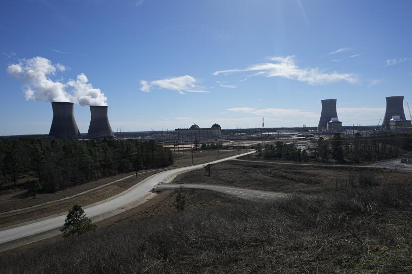 Vista de la planta de energía nuclear Plant Vogtle de Georgia Power Co., el 20 de enero de 2023, en Waynesboro, Georgia. (Foto AP/John Bazemore, Archivo)
