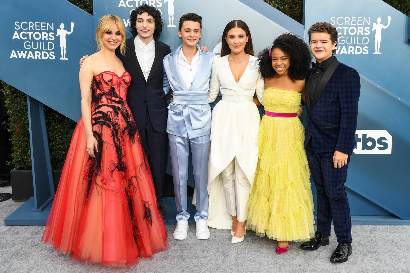 "Stranger Things" cast arrives at 2020 SAG Awards.
