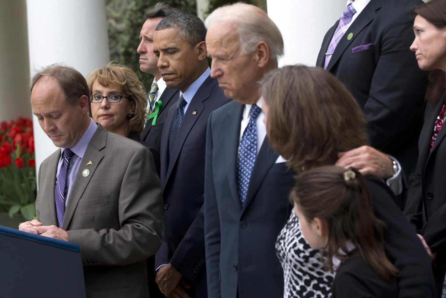 President Obama and Newtown families