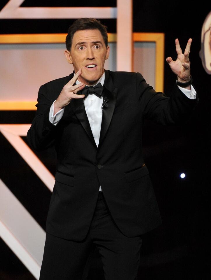 Host Rob Brydon