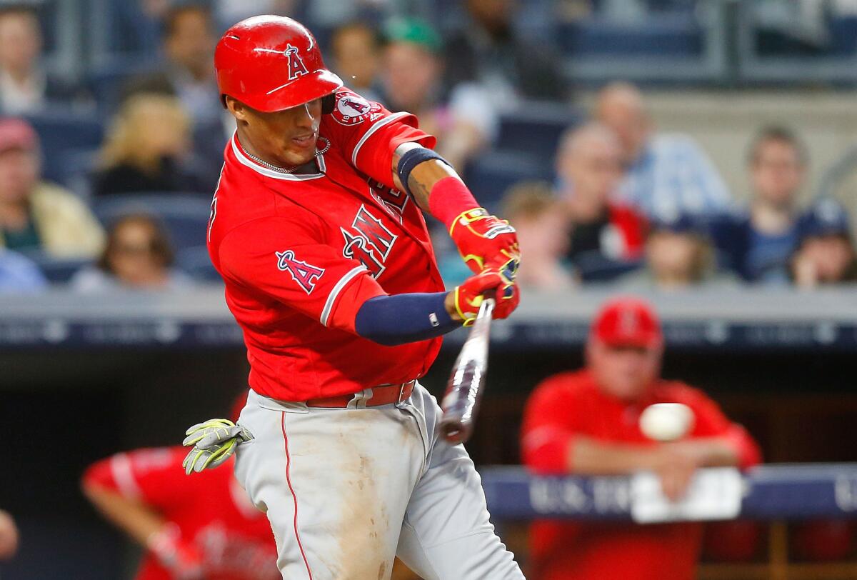 Angels third baseman Yunel Escobar has been "a terrific table-setter" for the Angels, Manager Mike Scioscia says.