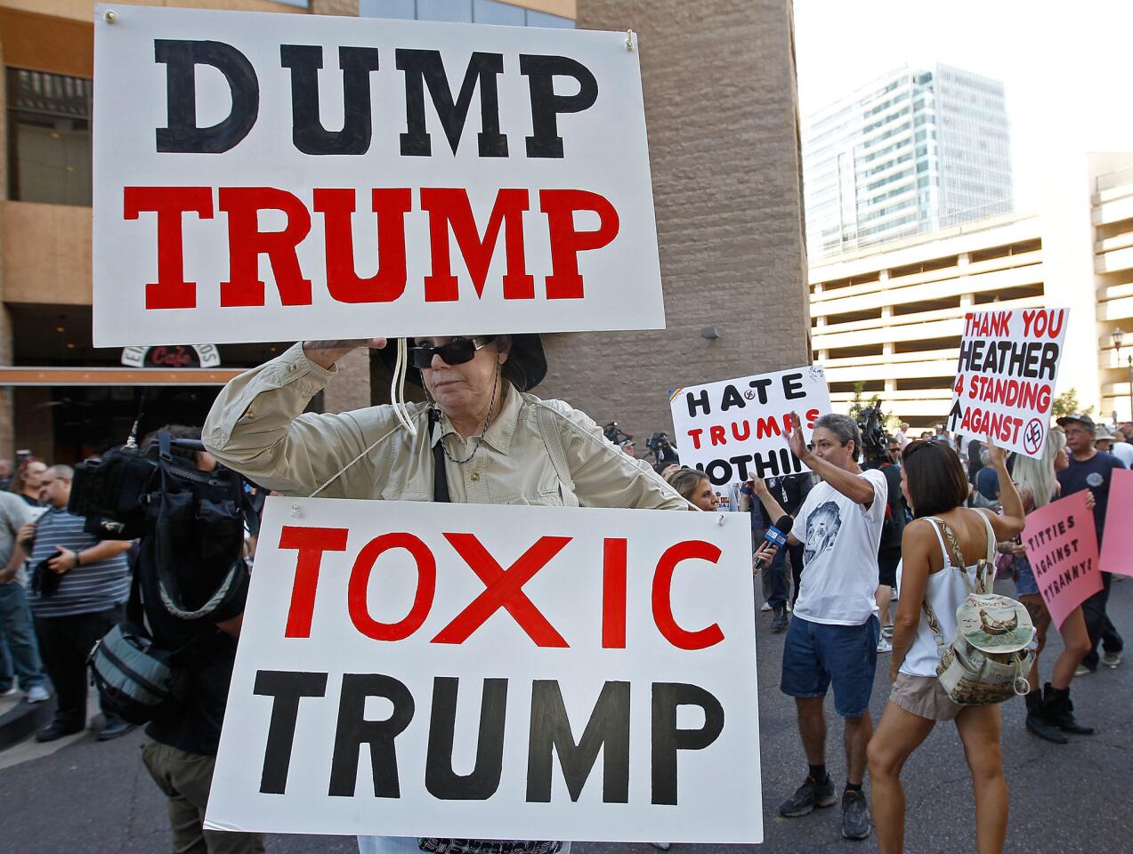 Trump protests in Phoenix
