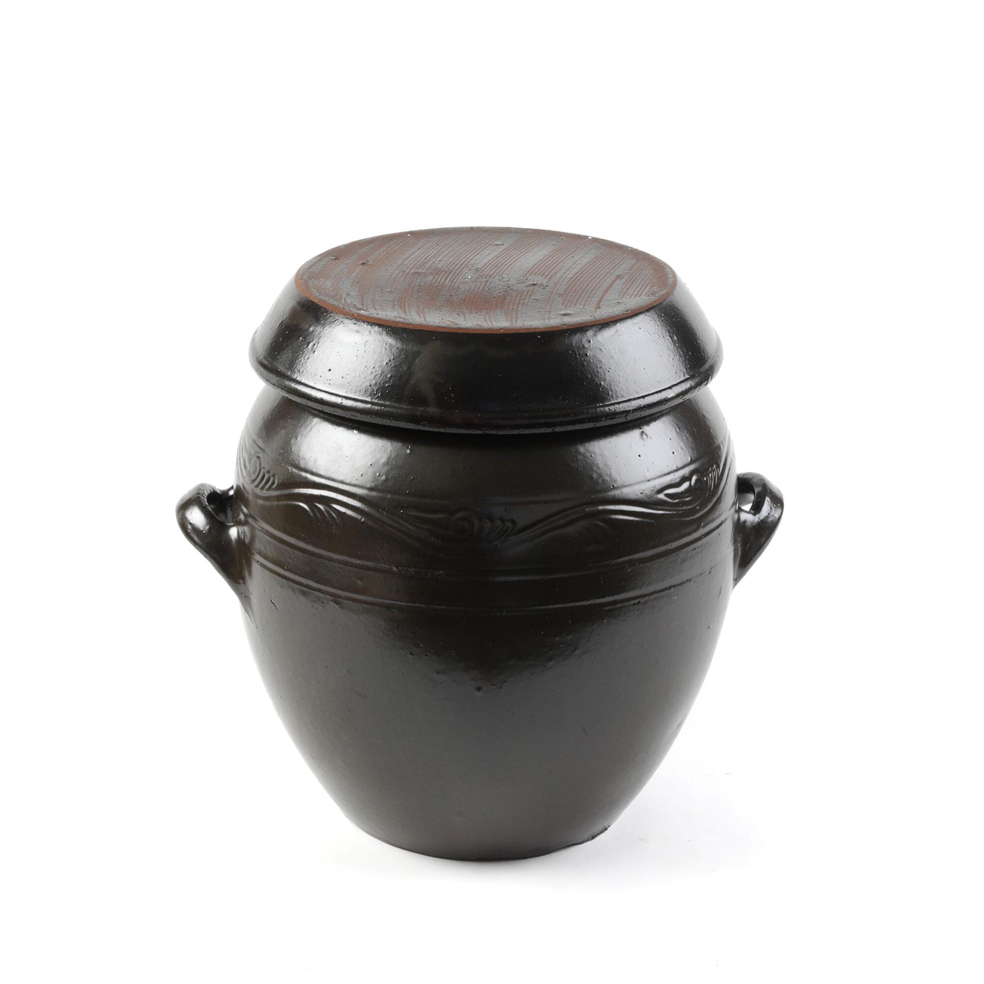 Traditional Korean clay jar