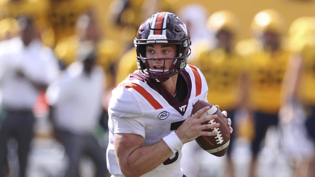 Former Virginia Tech starting quarterback Braxton Burmeister comes to San Diego State for his final collegiate season.