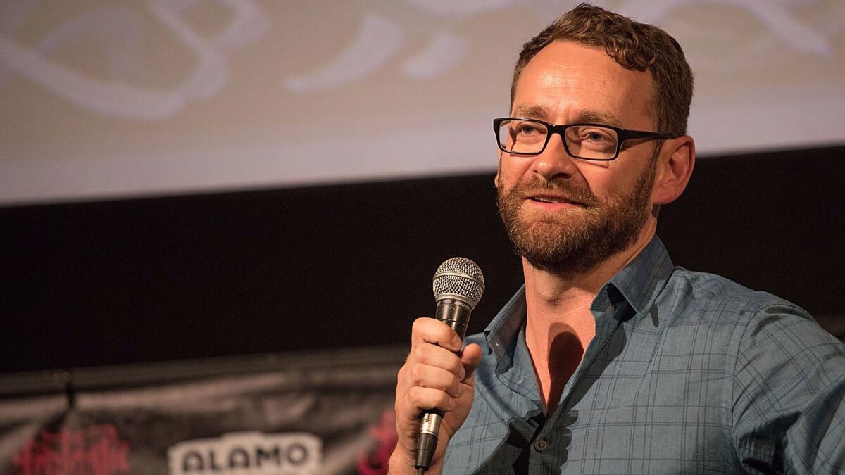 Director Zak Hilditch at the premiere of "1922" at Austin's Fantastic Fest.