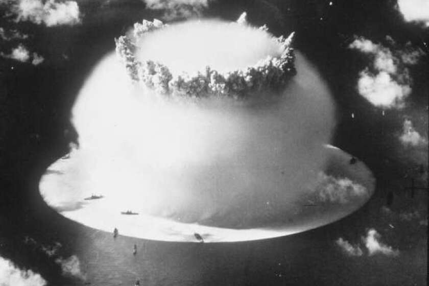 Swedish scientists used a carbon isotope produced by above-ground nuclear tests, such as this one over Bikini Atoll in 1946, to measure the growth of new brain cells in human brains.