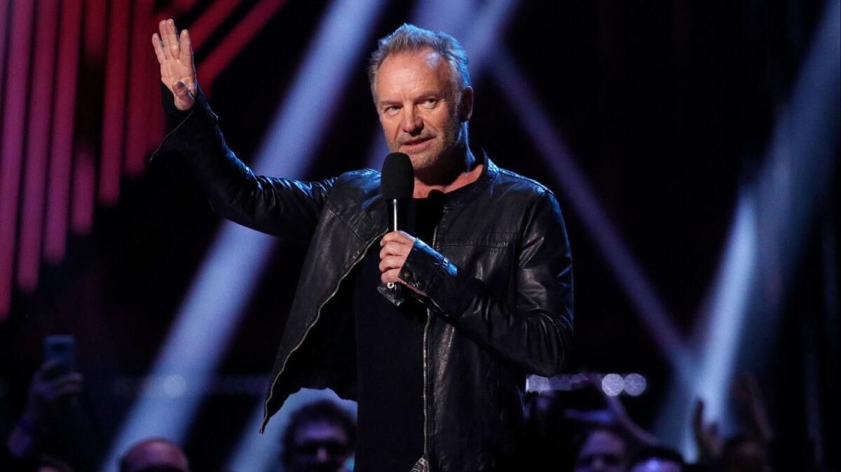 British musician Sting will perform a 16-show Las Vegas residency starting in May 2020.