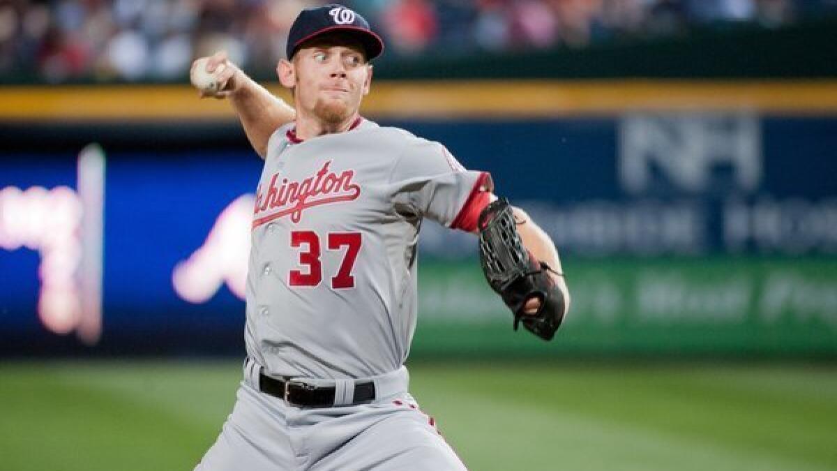 Stephen Strasburg has uncomfortable experience with Hot Stuff in