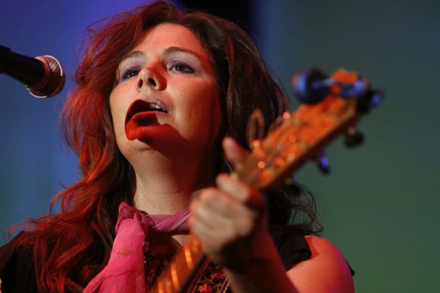 Sara Watkins sings during the 2013 San Diego Music Awards.