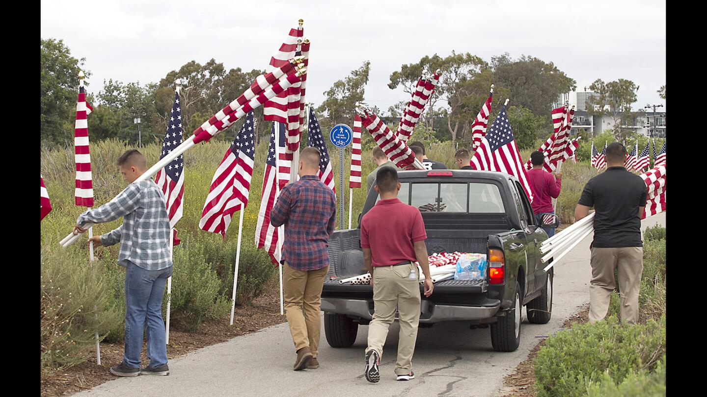 Field of Honor Posts Up for Weekend