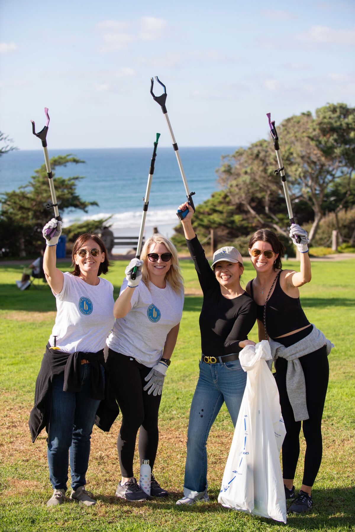 Participants in last year's community cleanup.