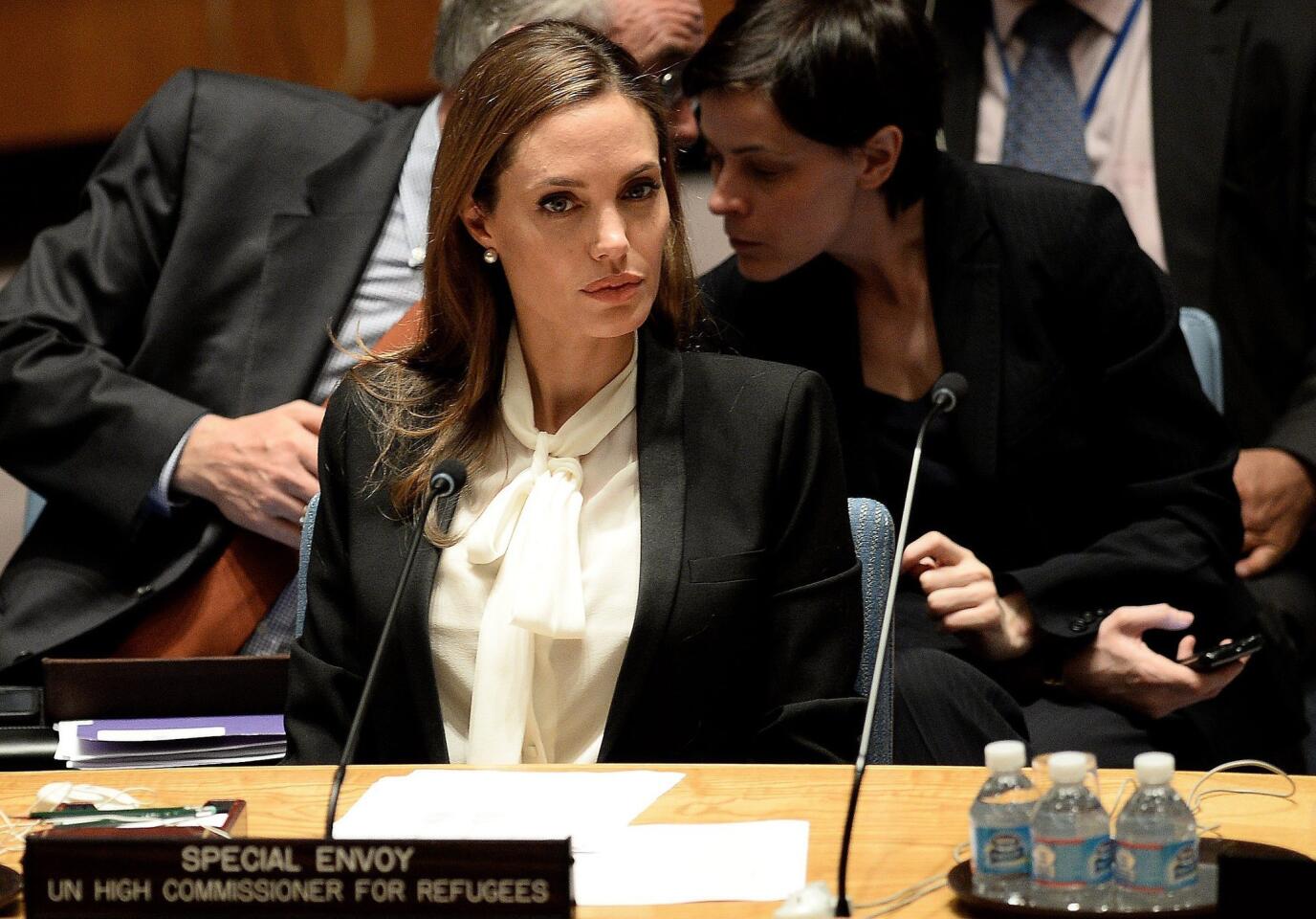 Angelina Jolie challenges U.N. to crack down on war-zone rape
