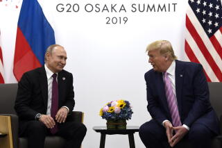 President Trump meets with Russian President Vladimir Putin