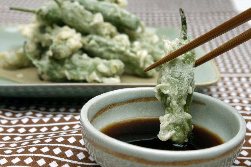 Recipe: Shishito peppers tempura