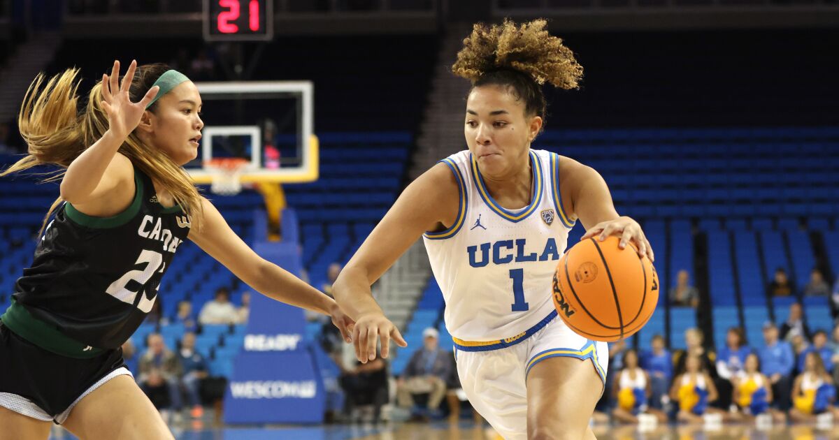 Kiki Rice shines in her collegiate debut as UCLA defeats Cal Poly