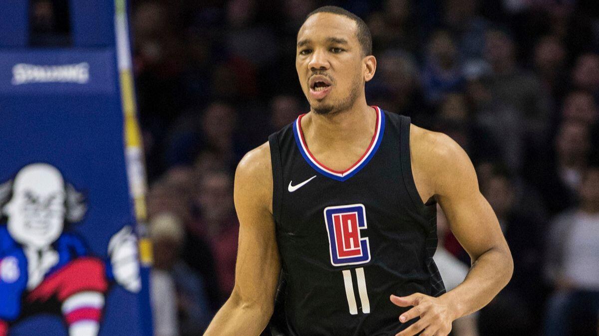 Avery Bradley in action during the first half of an NBA basketball game Feb. 10 against the Philadelphia 76ers in Philadelphia. The 76ers won 112-98.