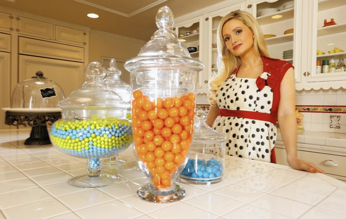 Author and reality-TV star Holly Madison says her ’40s-inspired kitchen in Las Vegas is a gathering spot for her family’s guests.