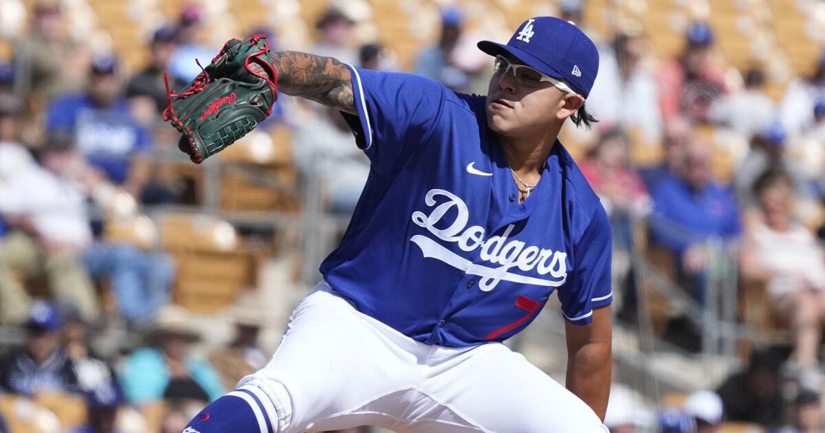 Julio Urías of Team Mexico poses for a photo during the Team